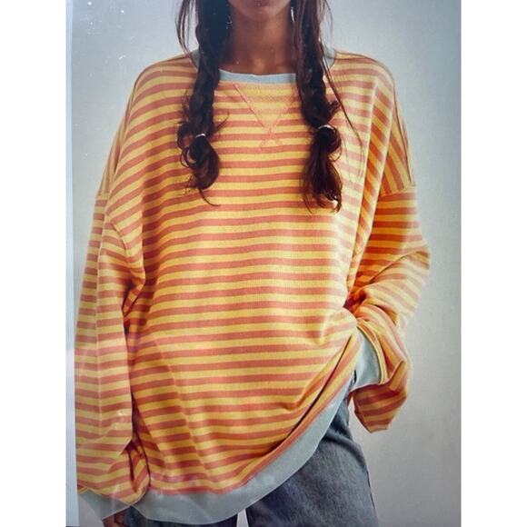 We The Free Tops - Free People We The Free Oversized Sweatshirt - Size L